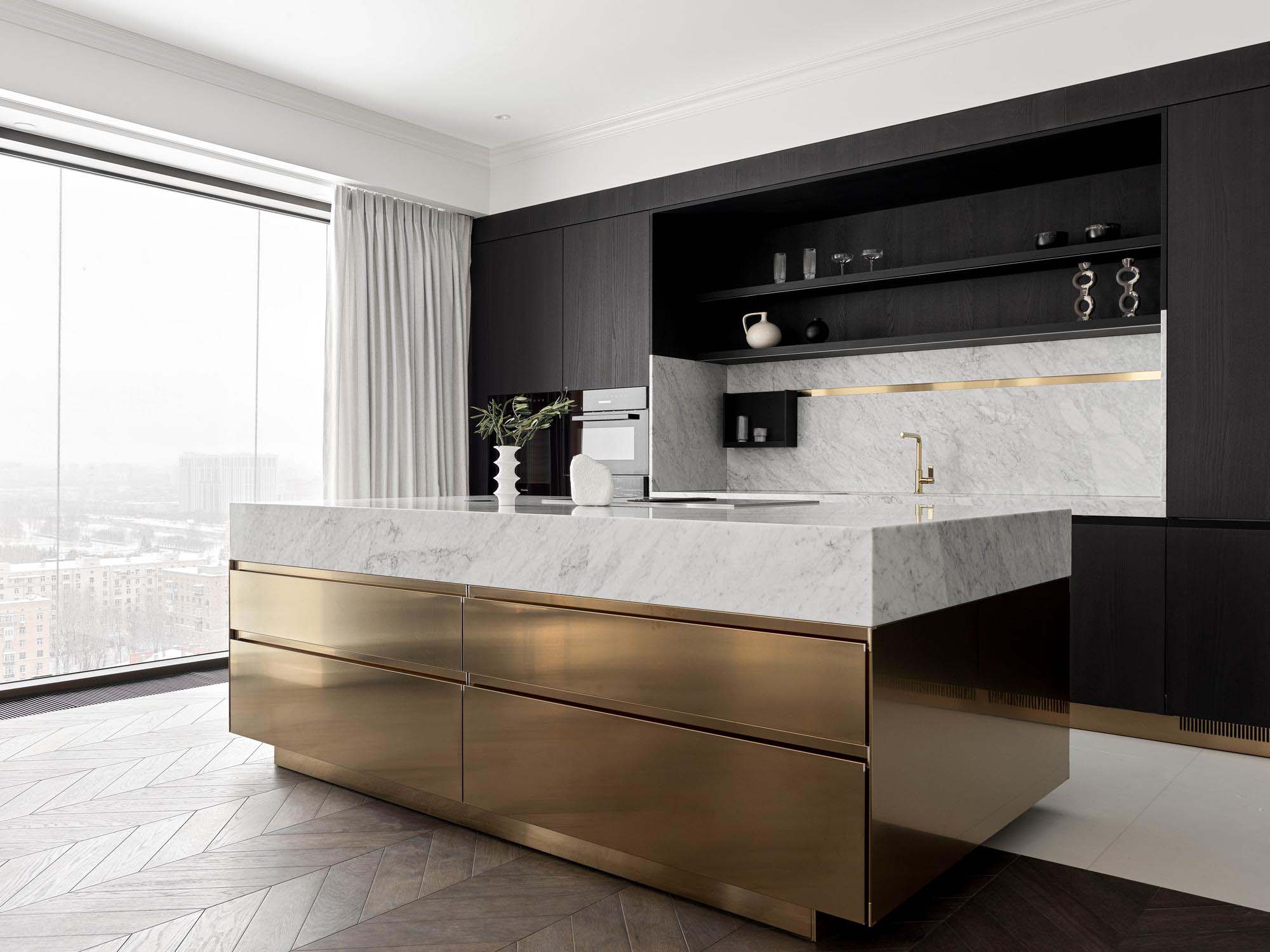 Quadro Room,大平層設計,170㎡,莫斯科,大平層裝修,輕奢風格,大平層設計案例,Quadro Room設計案例,Quadro Room作品