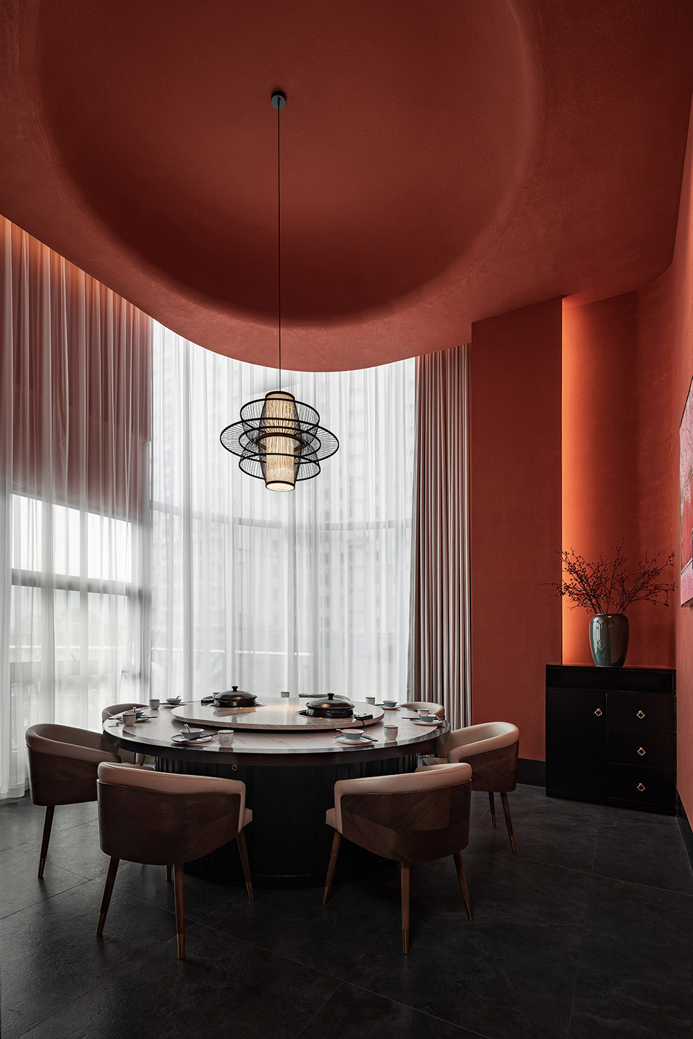 餐廳設計,高檔餐廳設計,川菜餐廳設計,中式餐廳設計,新中式餐廳,新中式川菜餐廳,餐廳設計案例,順祺佛爺煲,重慶順祺佛爺煲,維地營造設計,維地營造,V·Design