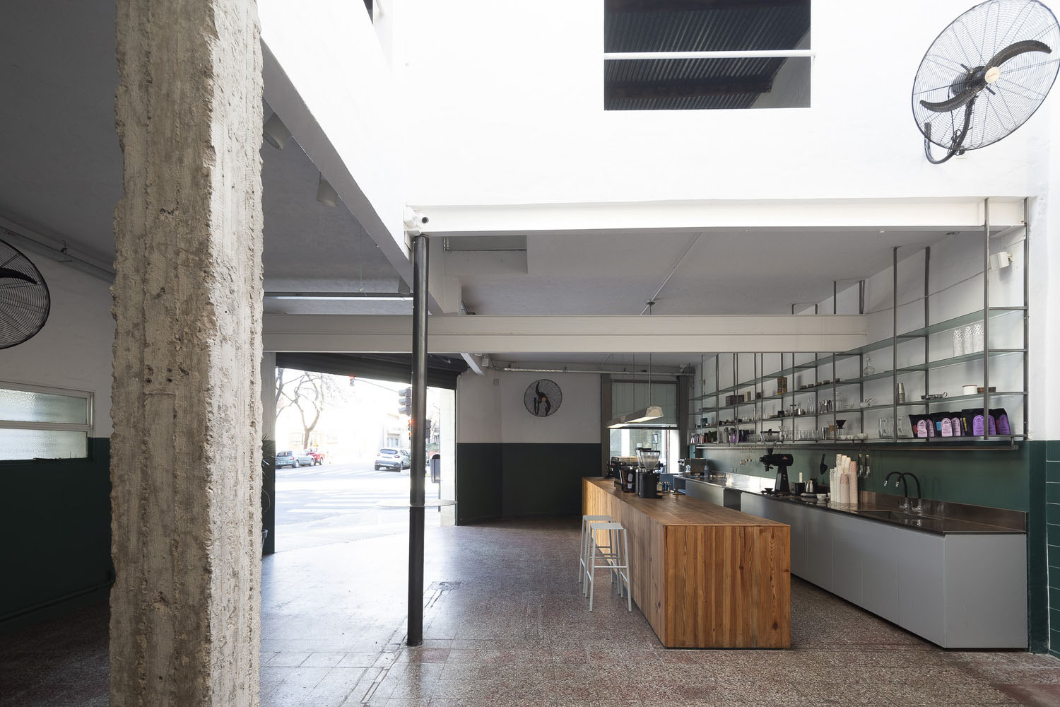 咖啡廳設計,咖啡店設計案例,Mutar,Cuervo咖啡店,阿根廷,130㎡,國外咖啡廳設計案例