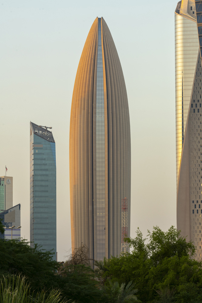 福斯特及合夥人設計作品,銀行總部建築設計案例,福斯特及合夥人建築事務所,Foster + Partners,科威特國家銀行總部,科威特,530㎡,辦公室裝修,國外企業總部辦公室設計案例