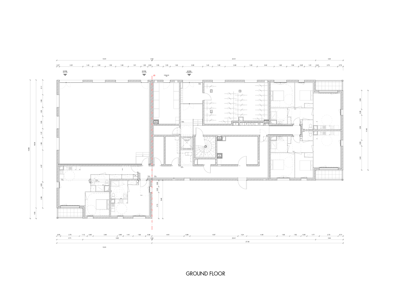 青年公寓設計,AQMA,公寓設計,公寓建築,法國,青年公寓,青年公寓設計案例,2300㎡
