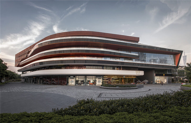 扉建築 FEI Architects | 廣州二沙島文立方：一座垂直的街道美術館