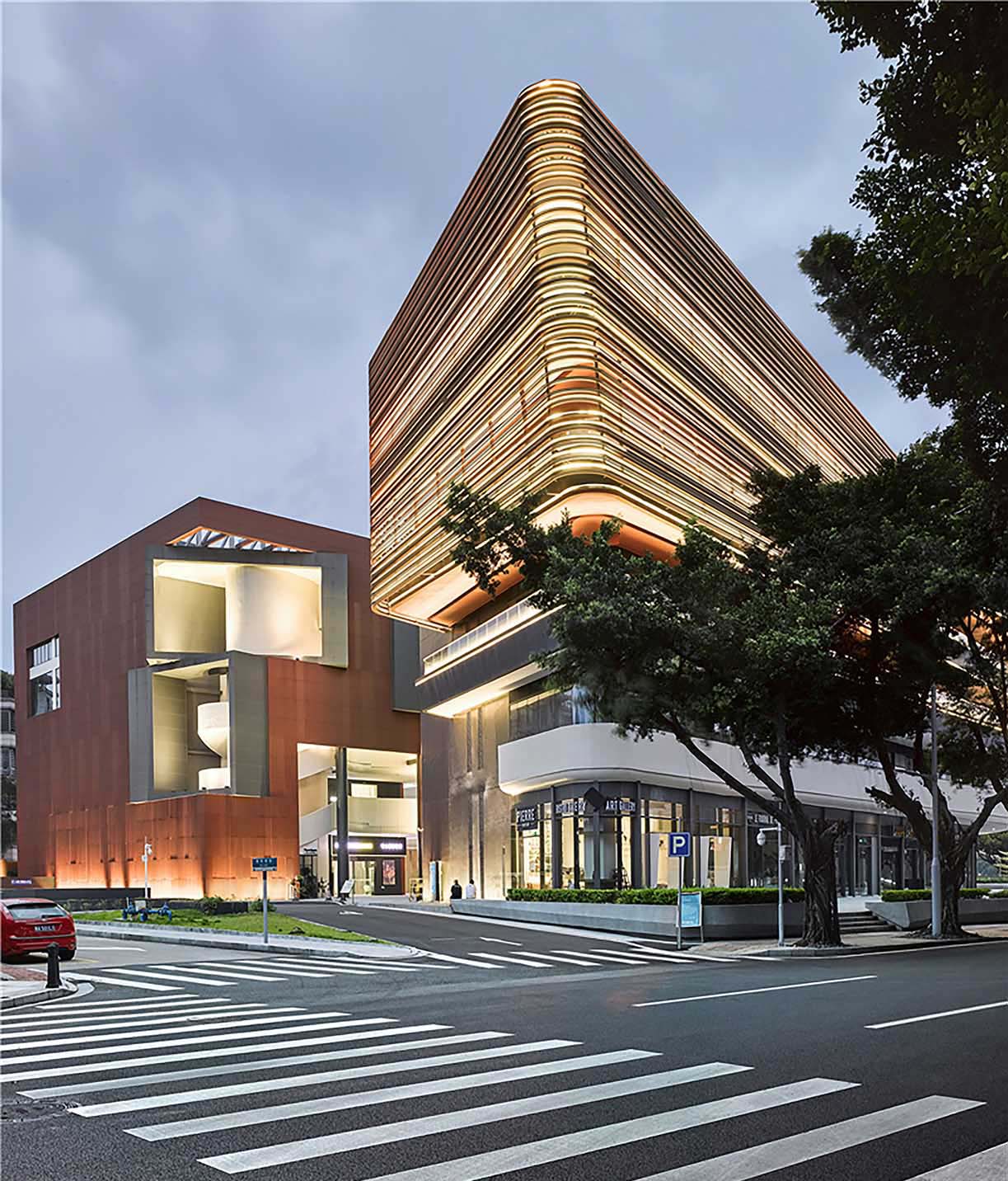 建築設計,藝術場館設計,建築外立麵設計,藝術場館設計案例,二沙島文立方,廣州二沙島文立方,文立方,扉建築 FEI Architects ,扉建築,FEI Architects