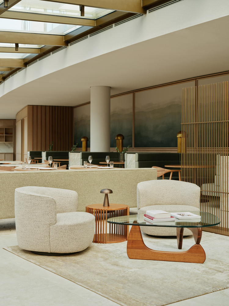 國外酒店設計,酒店餐廳設計案例,HENN,酒店設計,德國,沃爾夫斯堡,麗思卡爾頓,AURA,酒店餐廳設計