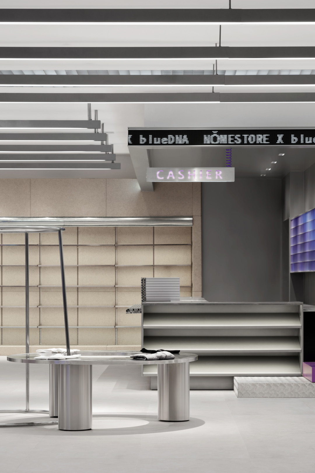 商業空間設計,零售店設計,日用品零售店設計,blueDNA,深圳零售店設計,深圳服裝店設計,零售品牌概念店,NǑME,NǑME概念店,深圳NǑME,超級平常設計,超級平常