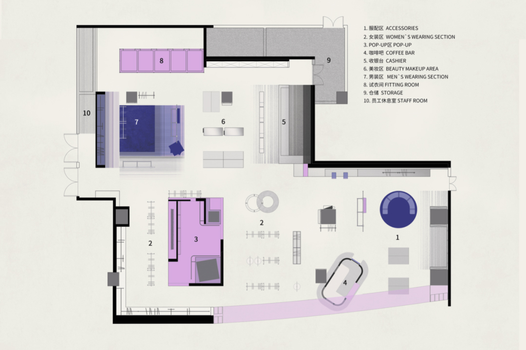 商業空間設計,零售店設計,日用品零售店設計,blueDNA,深圳零售店設計,深圳服裝店設計,零售品牌概念店,NǑME,NǑME概念店,深圳NǑME,超級平常設計,超級平常