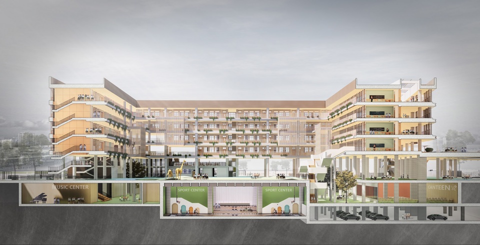 學校設計,學校改造設計,校園設計你,學校裝修,學校設計案例,深圳外國語學校寶安學校,深圳外國語學校,深圳中學,深圳,深圳學校設計,華陽國際設計集團,華陽國際,華陽國際設計