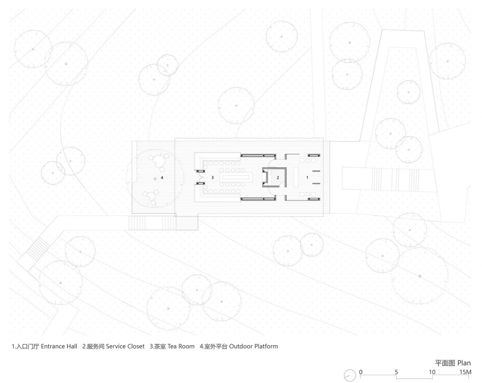 茶室設計,武漢茶室設計,武漢茶室,茶室設計案例,茶室裝修,林中茶屋,武漢林中茶屋,米思建築,米思建築設計