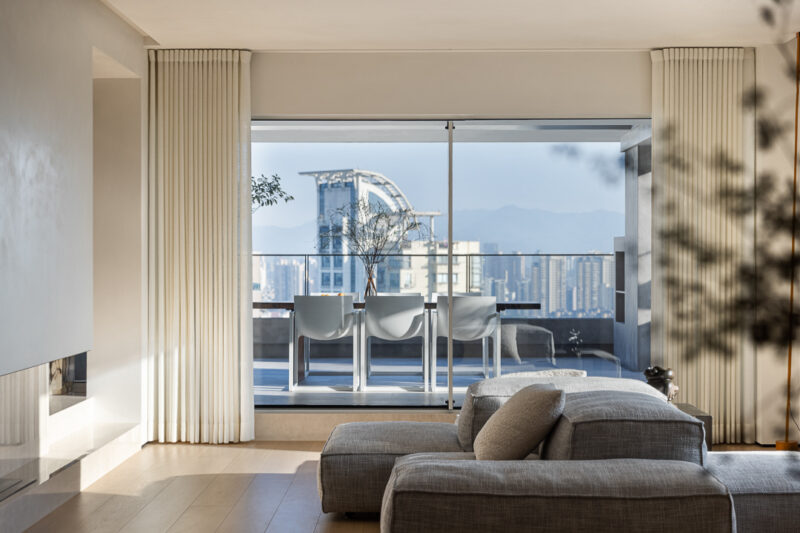 NX設計 | 400㎡溫州頂層複式，寧靜的心靈居所