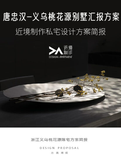 唐忠漢-近境製作-義烏桃花源別墅設計彙報方案PPT+PDF