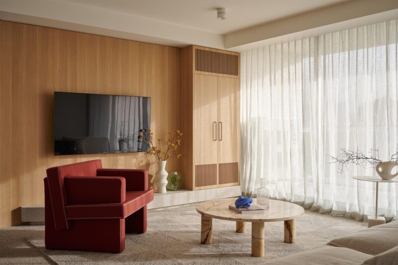 S&K DESIGN Group | 150㎡，​原木色的溫潤、優雅美宅！