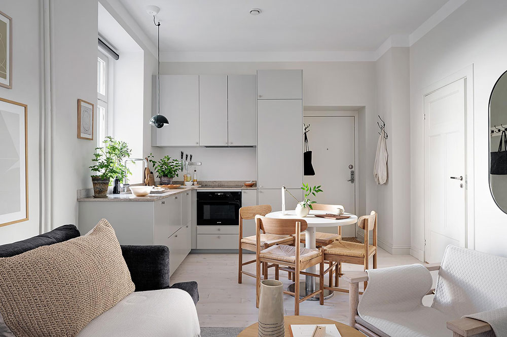 住宅設計案例,小戶型設計,家裝設計,哥德堡,北歐風格,公寓設計,小公寓裝修,最小宅