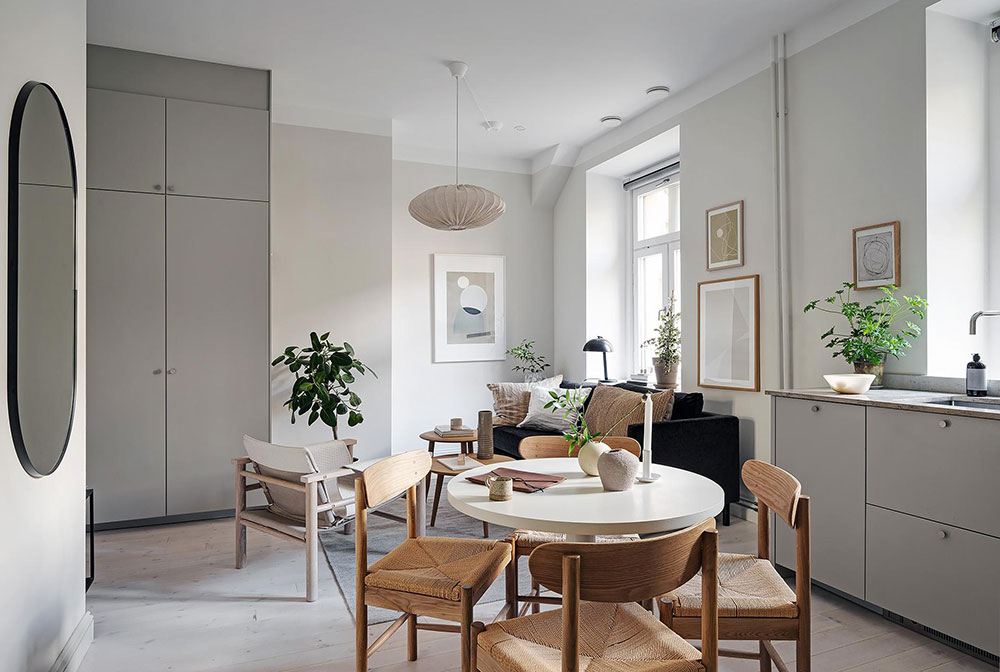 住宅設計案例,小戶型設計,家裝設計,哥德堡,北歐風格,公寓設計,小公寓裝修,最小宅