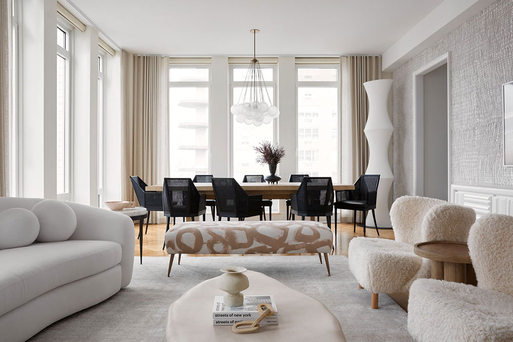 Jen Talbot Design,住宅設計案例,公寓,美國,紐約,斯堪的納維亞風格,國外公寓設計案例,公寓裝修,白色優雅公寓