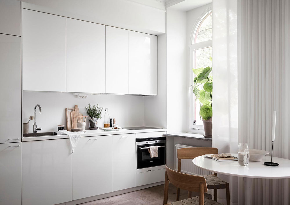 公寓設計,公寓設計案例,哥德堡,30㎡,Alvhem,小公寓設計案例,公寓裝修,北歐風格,最小宅,白色+米色