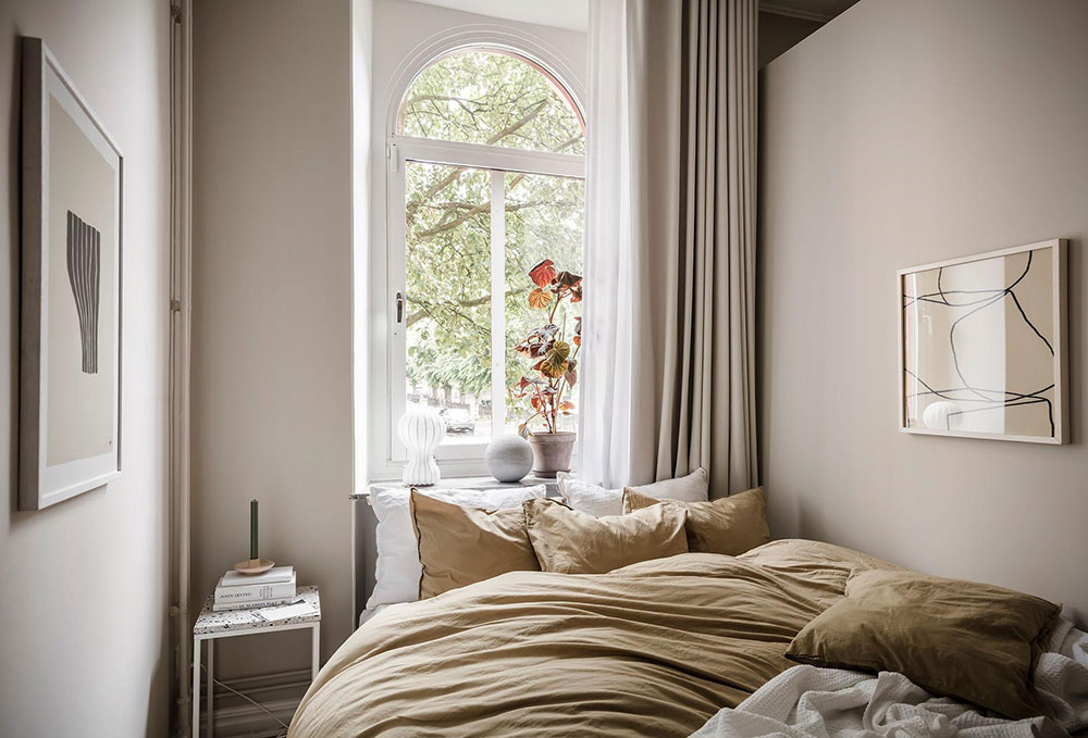 公寓設計,公寓設計案例,哥德堡,30㎡,Alvhem,小公寓設計案例,公寓裝修,北歐風格,最小宅,白色+米色