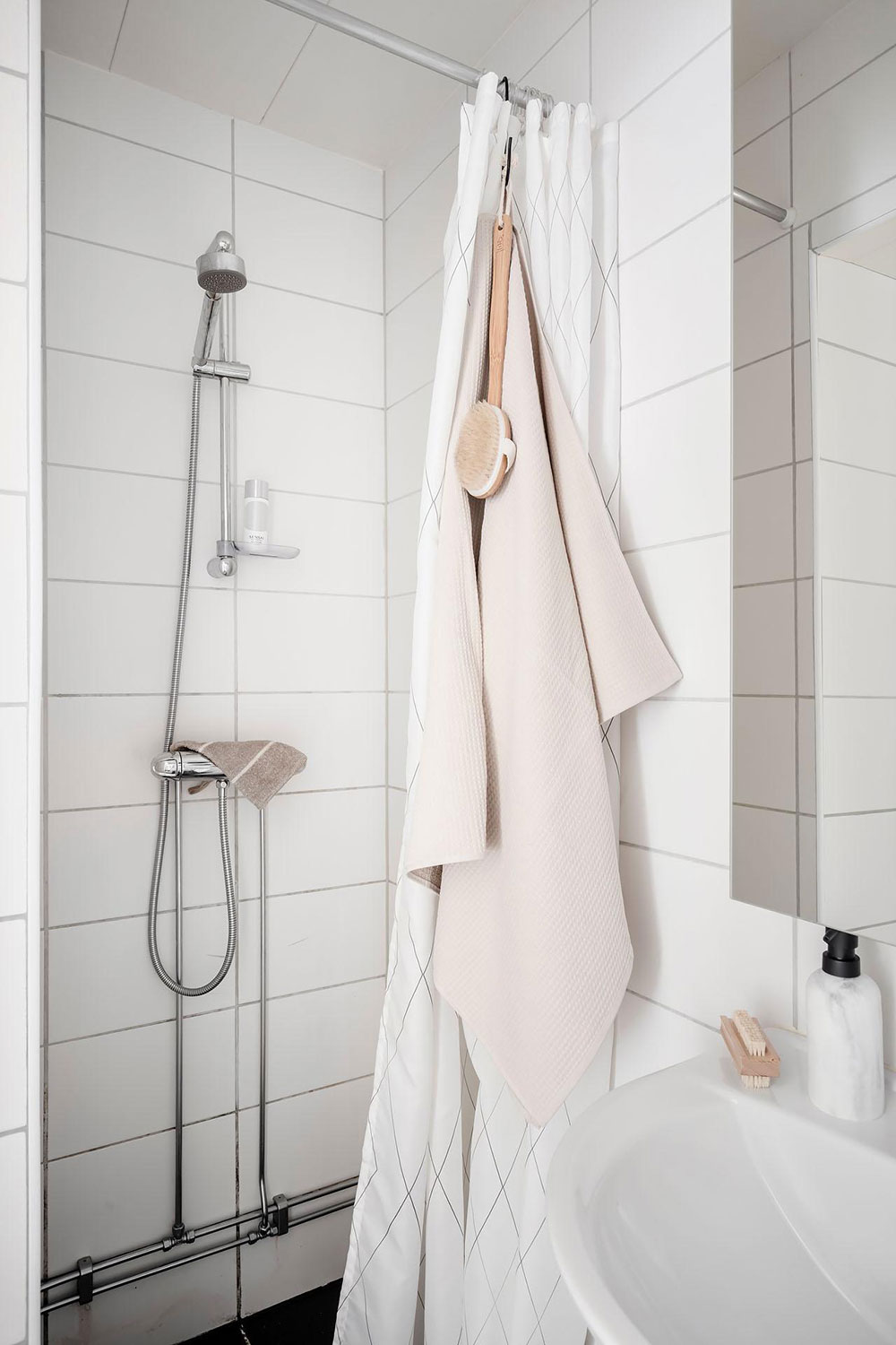 公寓設計,公寓設計案例,哥德堡,30㎡,Alvhem,小公寓設計案例,公寓裝修,北歐風格,最小宅,白色+米色