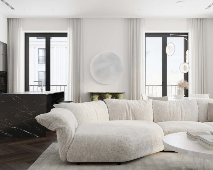 Artem Babayants〡 150㎡，莫斯科特維爾斯卡亞優雅公寓