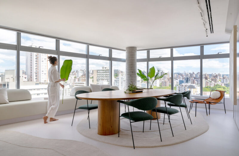 Anil Atelier | 100㎡，巴西藝術畫廊般的工作室