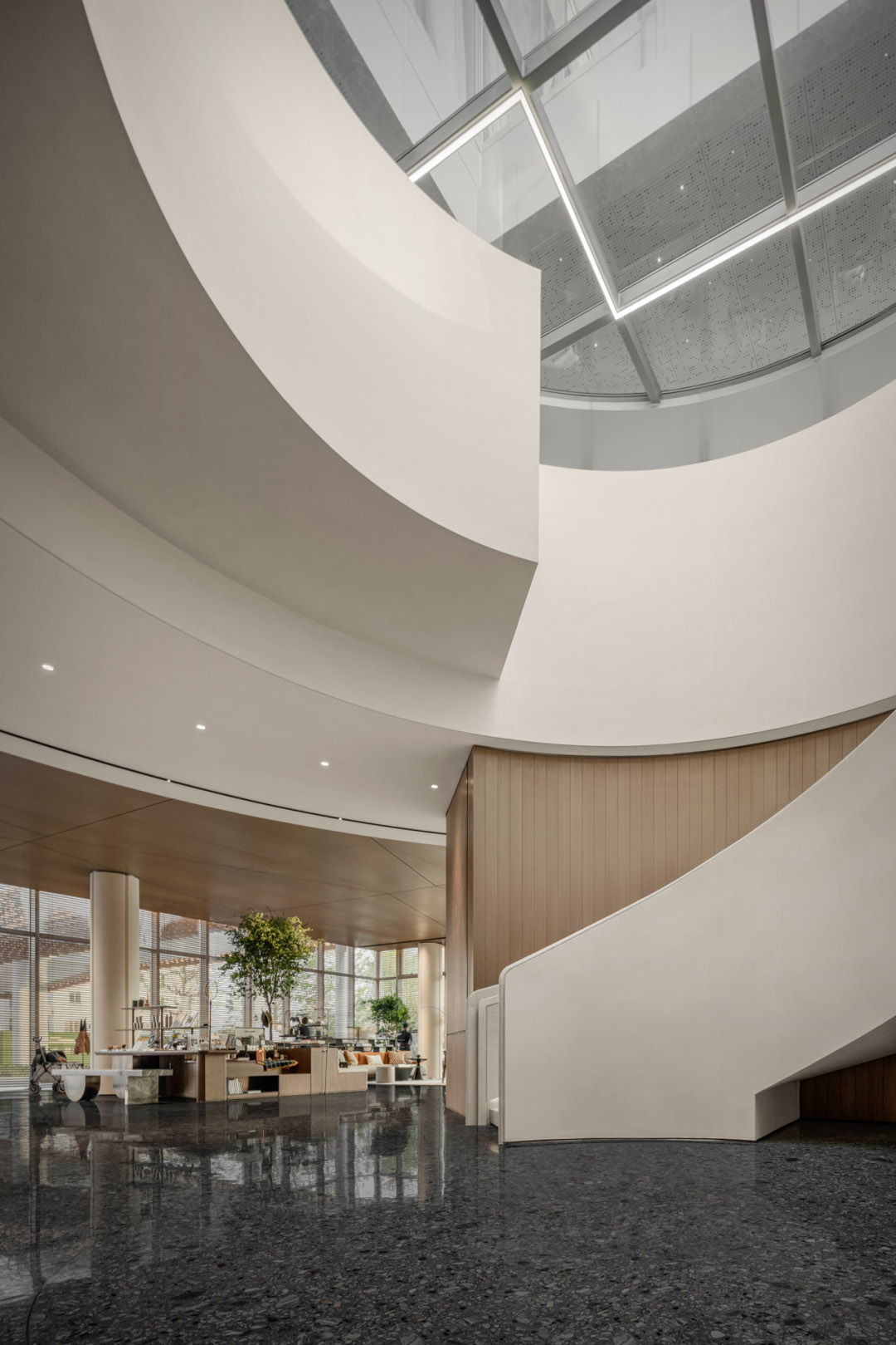 售樓處設計,於強售樓處設計,廣州售樓處設計,現代風格售樓處案例,廣州星河·畔月灣,星河·畔月灣,星河·畔月灣營銷中心,星河·畔月灣售樓處,於強室內設計師事務所,於強,YuQiang,YuQiang&Partners，於強設計