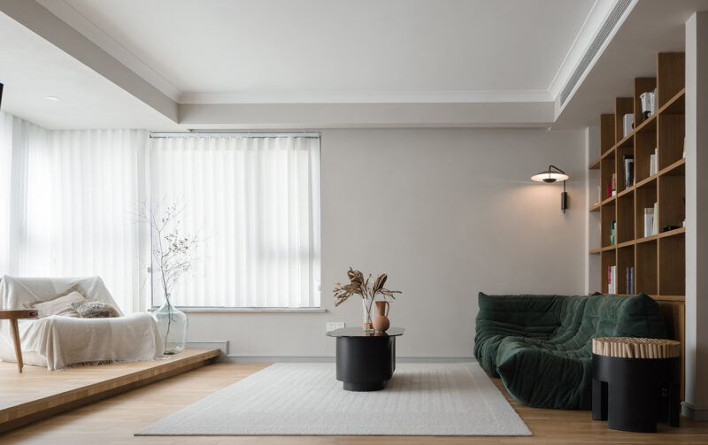 示覺設計 | 130㎡上海,解構後空間放大兩倍-有貓有狗的神仙私宅