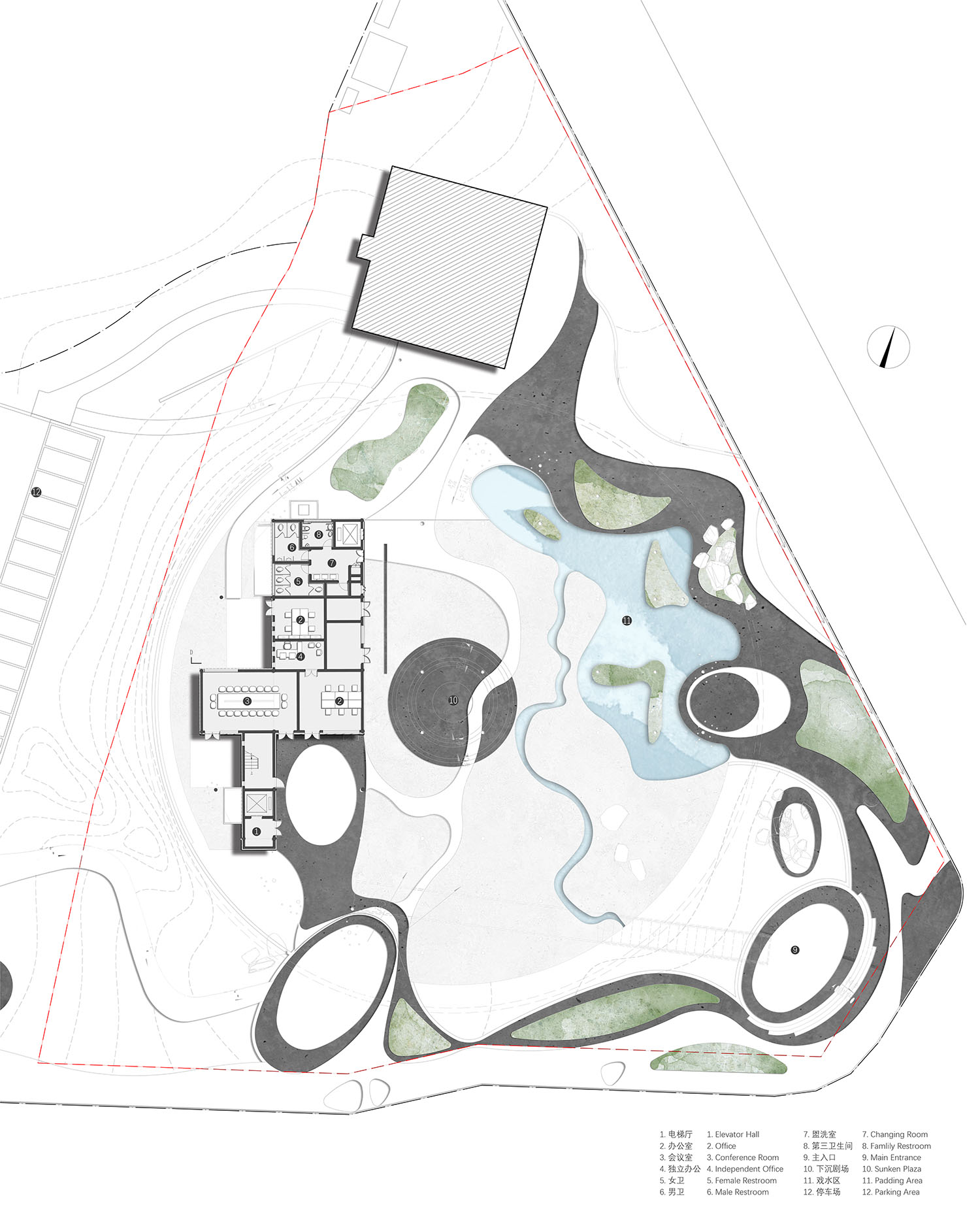 臥雲台,龍門山臥雲台,公共空間設計,景觀設計,建築設計,公園景觀設計,四川建築設計,小隱建築,小隱建築事務所