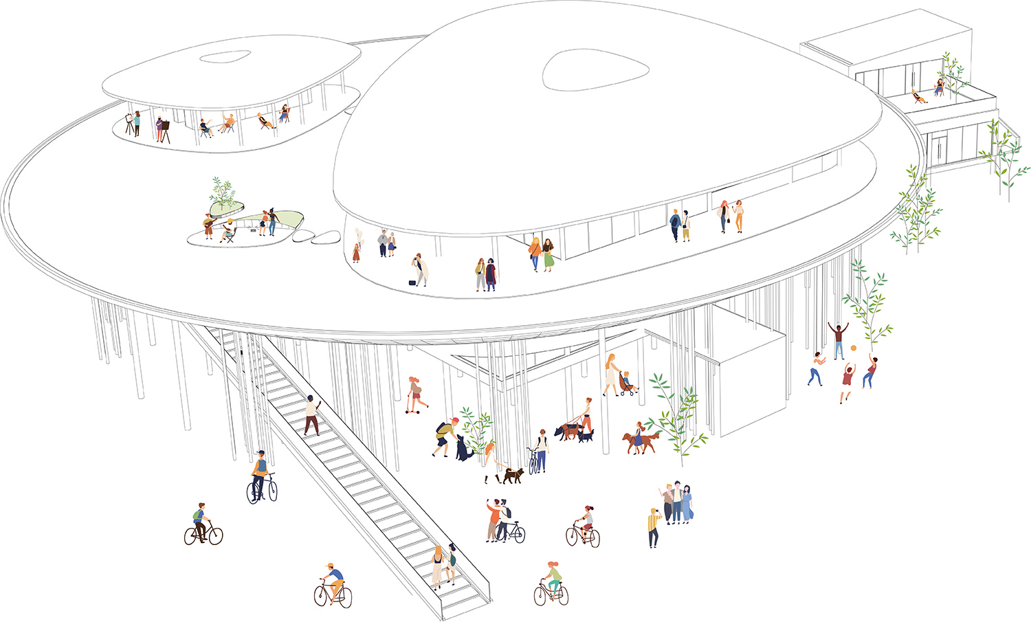 臥雲台,龍門山臥雲台,公共空間設計,景觀設計,建築設計,公園景觀設計,四川建築設計,小隱建築,小隱建築事務所