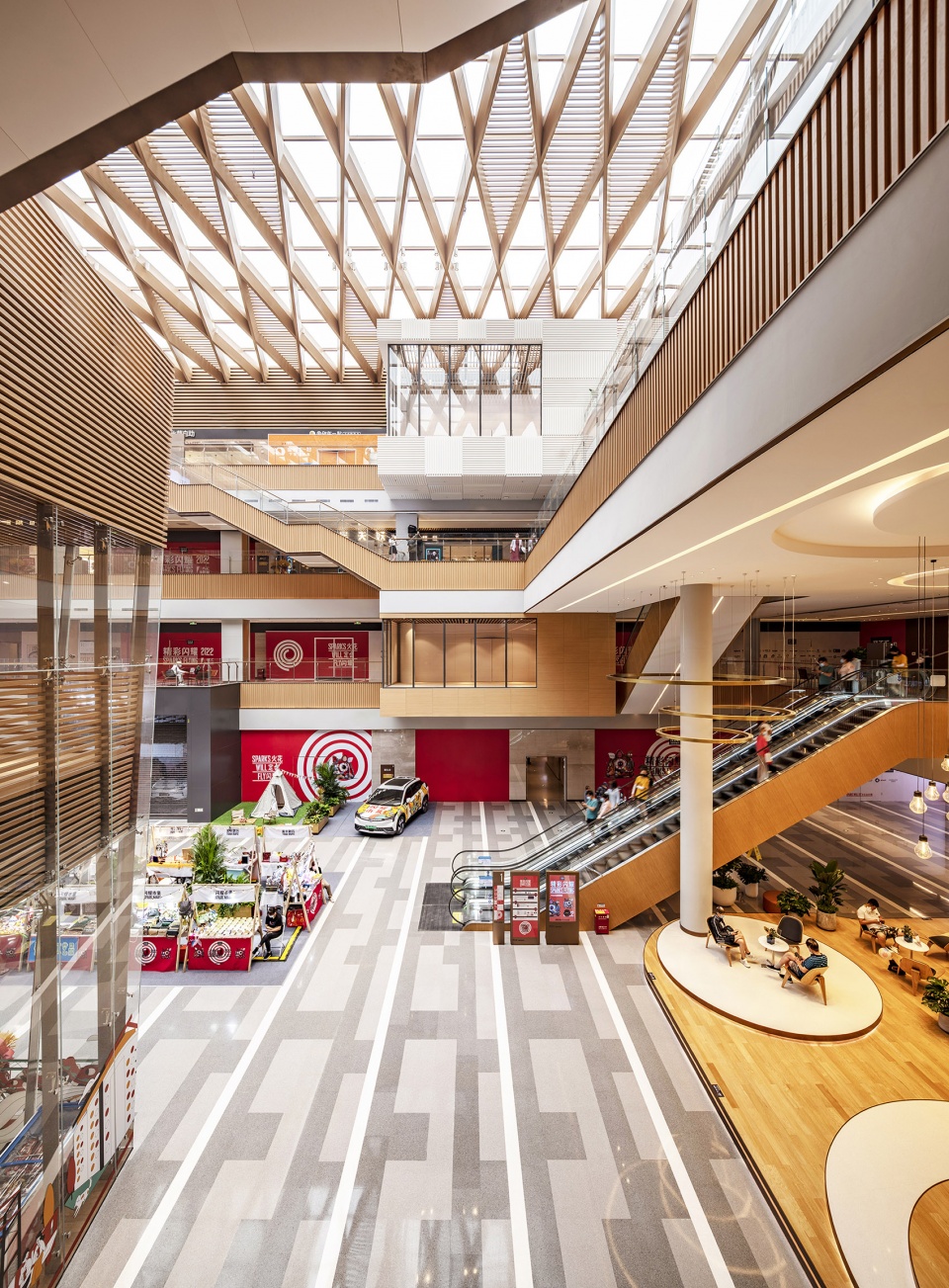 購物廣場設計,商場設計,購物中心設計,購物廣場室內設計,北京六工彙購物廣場,六工彙購物廣場,北京首鋼園六工彙購物廣場,首鋼園六工彙購物中心,弘石設計,弘石設計作品