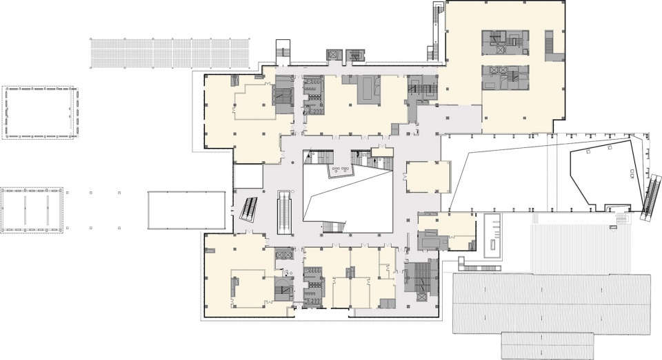 購物廣場設計,商場設計,購物中心設計,購物廣場室內設計,北京六工彙購物廣場,六工彙購物廣場,北京首鋼園六工彙購物廣場,首鋼園六工彙購物中心,弘石設計,弘石設計作品