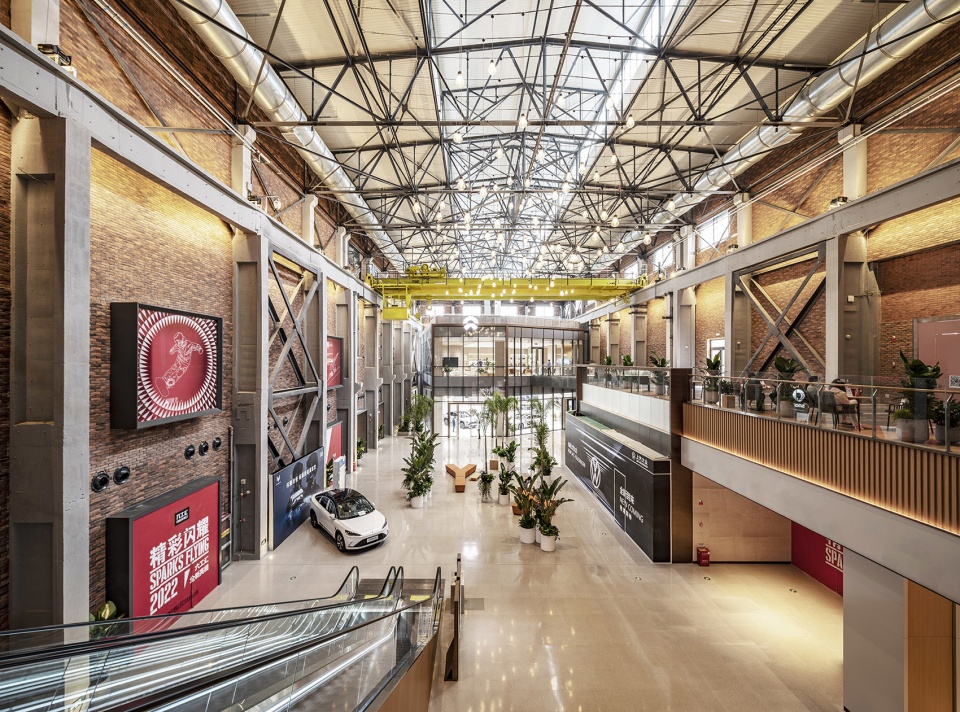 購物廣場設計,商場設計,購物中心設計,購物廣場室內設計,北京六工彙購物廣場,六工彙購物廣場,北京首鋼園六工彙購物廣場,首鋼園六工彙購物中心,弘石設計,弘石設計作品