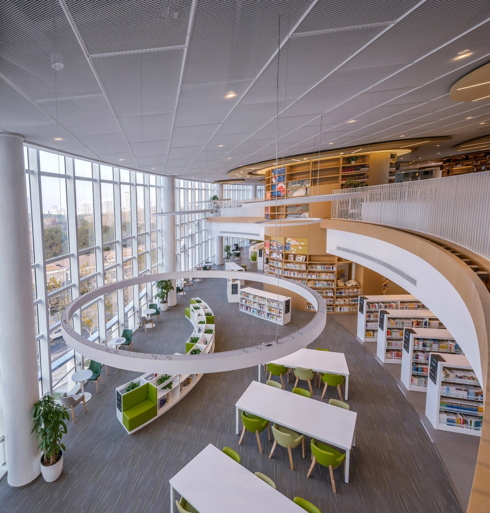 上海少年兒童圖書館,上海少年兒童圖書館新館,上海少年兒童圖書館新館設計,圖書館設計,圖書館設計案例,公共圖書館,少年圖書館,兒童圖書館設計,華建集團上海建築設計研究院有限公司