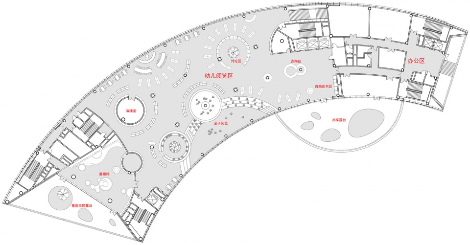 上海少年兒童圖書館,上海少年兒童圖書館新館,上海少年兒童圖書館新館設計,圖書館設計,圖書館設計案例,公共圖書館,少年圖書館,兒童圖書館設計,華建集團上海建築設計研究院有限公司