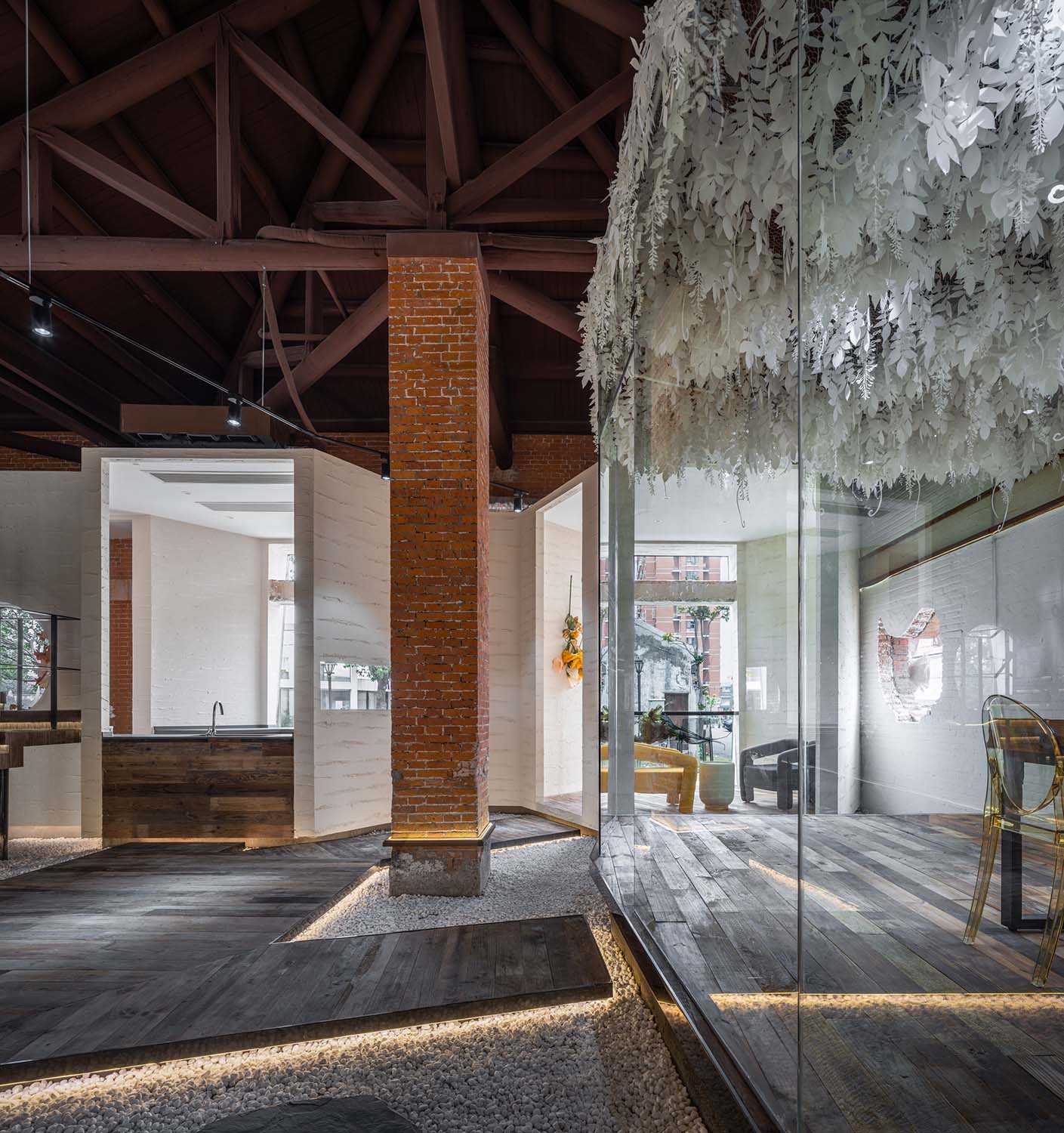 上海嘻穀藝術館,嘻穀藝術館,雲間糧倉,上海雲間糧倉,雲間糧倉改造,上海,展廳設計,藝術展廳設計,展館設計,建築改造,雲間嘻穀,澱川建築事務所,澱川建築設計作品,澱川設計