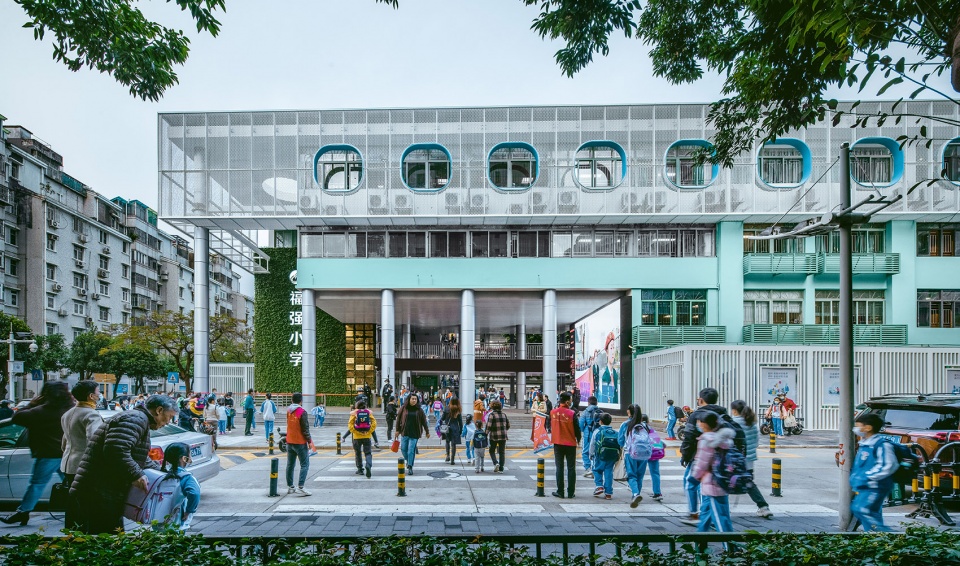 學校設計,小學設計,學校改造設計,校園設計,學校裝修,學校設計案例,深圳福強小學,福強小學,深圳小學,深圳,深圳學校設計,眾建築,眾建築設計