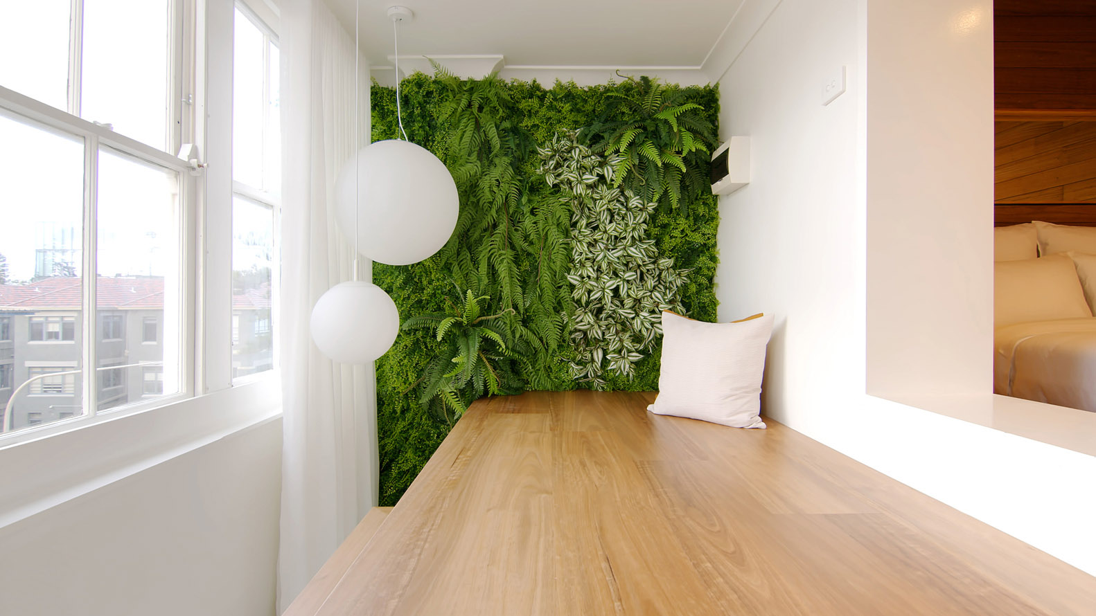 公寓設計,公寓設計案例,Dform Project,50㎡,澳大利亞·曼利,設計師的公寓,小公寓設計案例,公寓裝修,日式小旅館,度假公寓,原木色