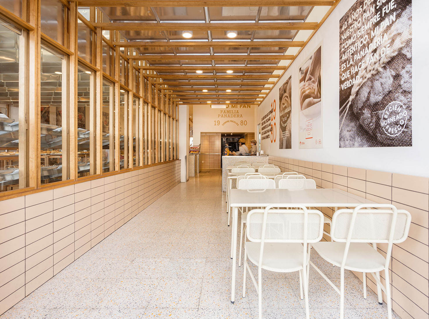 Concentrico Studio,墨西哥,麵包店設計,烘焙店設計,WARP AND WOOF,麵包店設計案例,Mi Pan Bakery,連鎖店