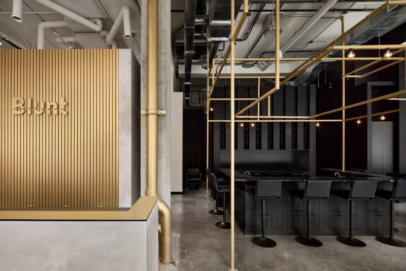 Issadesign丨210㎡，蒙特利爾Blunt美發沙龍