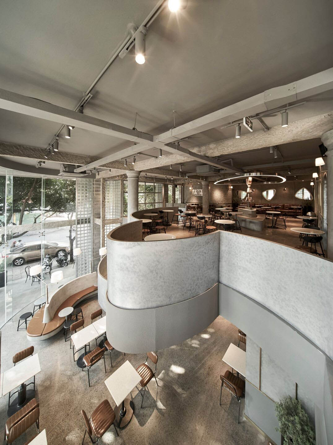 Katinat Coffee,咖啡廳設計,咖啡廳設計案例,越南,Module K,咖啡店設計,國外咖啡店設計,咖啡廳平麵圖