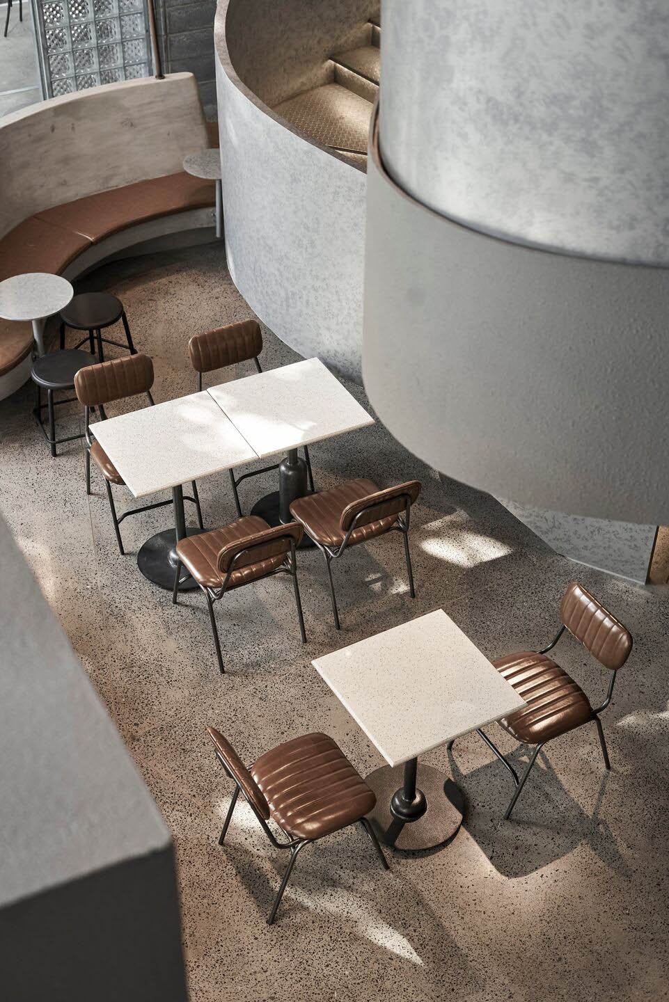 Katinat Coffee,咖啡廳設計,咖啡廳設計案例,越南,Module K,咖啡店設計,國外咖啡店設計,咖啡廳平麵圖