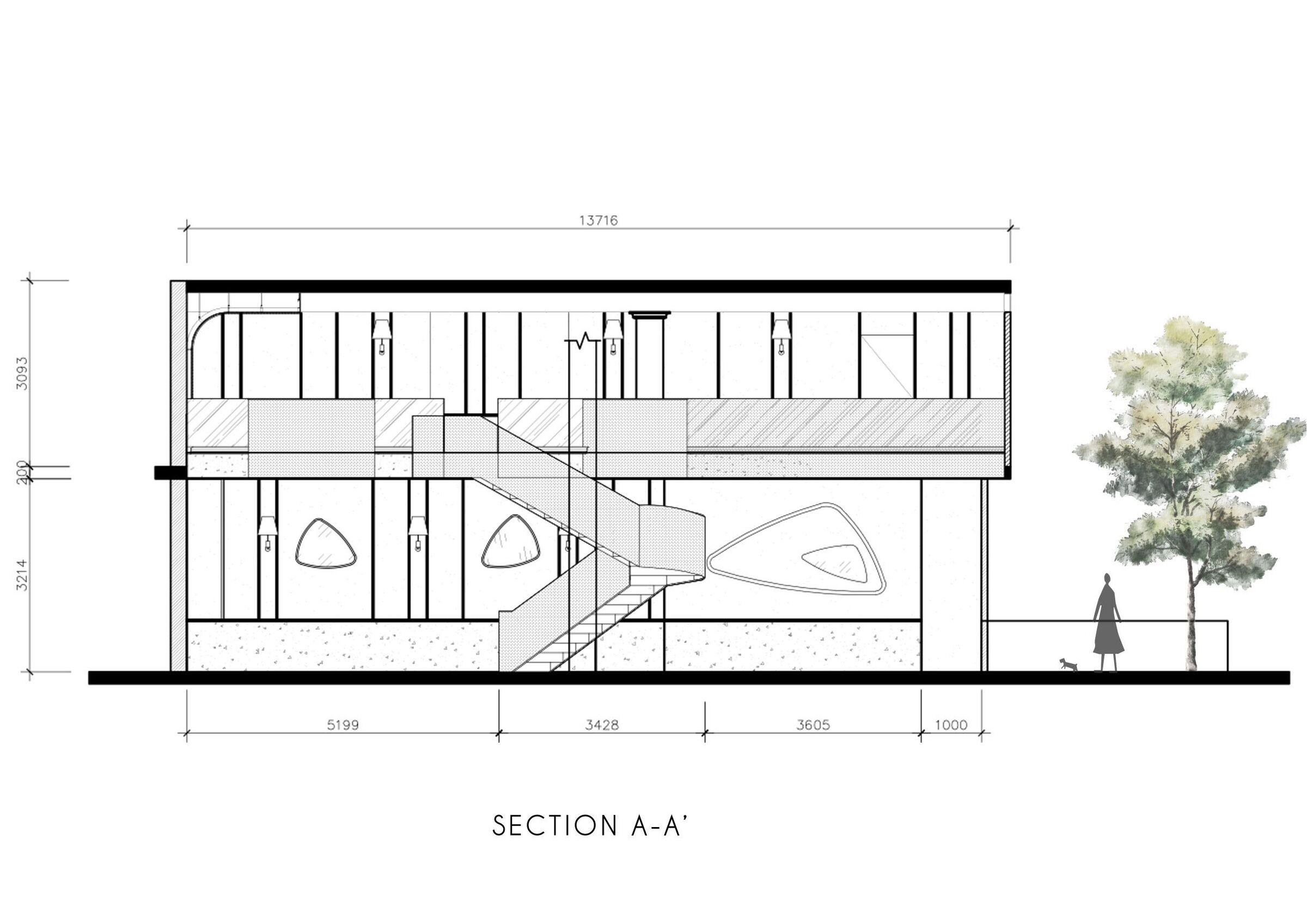 Katinat Coffee,咖啡廳設計,咖啡廳設計案例,越南,Module K,咖啡店設計,國外咖啡店設計,咖啡廳平麵圖