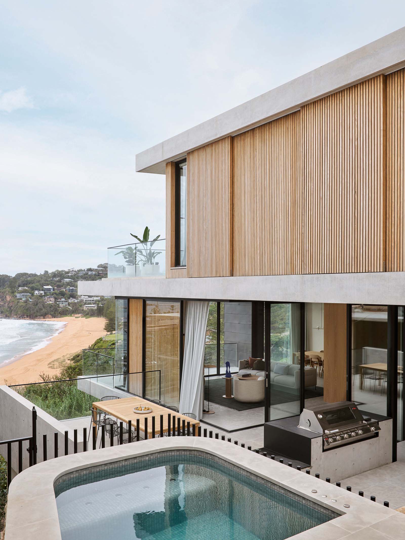 別墅設計,別墅設計案例,Studio Johnston,澳大利亞,鯨魚海灘,國外別墅設計案例,別墅裝修,海景別墅,Whale Beach House