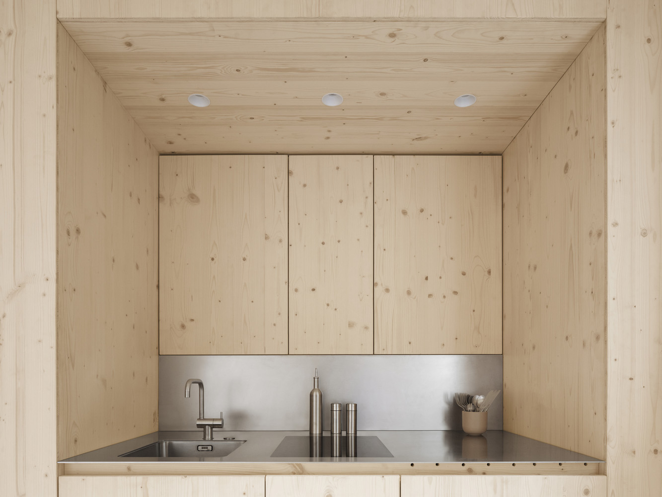 民宿設計,民宿改造設計,Fröhlich Gassner Architekten,民宿設計案例,170㎡,德國,Kleine Bleibe,度假民宿,民宿建築設計,原木色