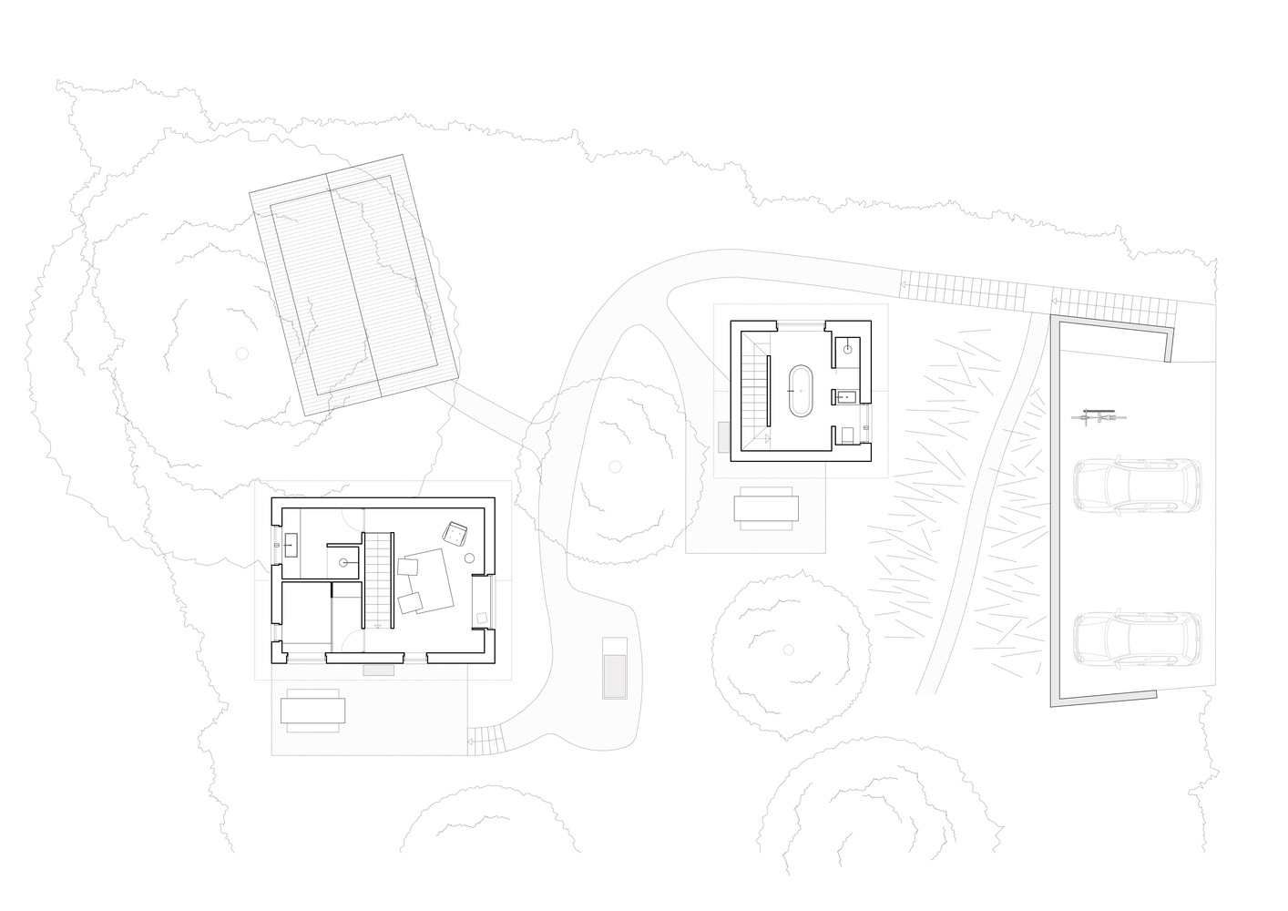 民宿設計,民宿改造設計,Fröhlich Gassner Architekten,民宿設計案例,170㎡,德國,Kleine Bleibe,度假民宿,民宿建築設計,原木色