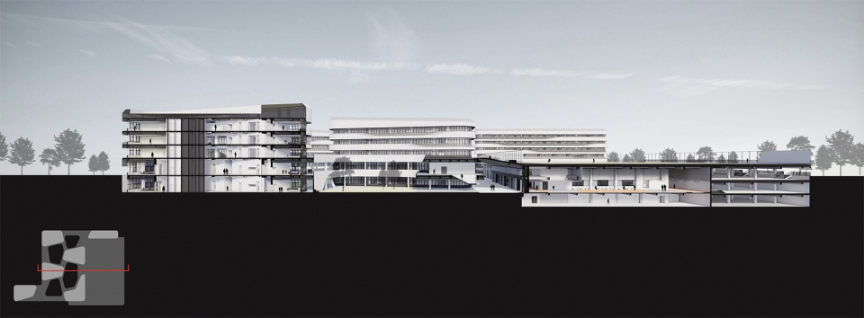 學校設計,學校改造設計,校園設計,學校裝修,學校設計案例,中學設計,廣華學校,清華大學附屬中學廣華學校,北京廣華學校,北京中學,北京,北京學校設計,北京市建築設計研究院,北京市建築設計研究院有限公司