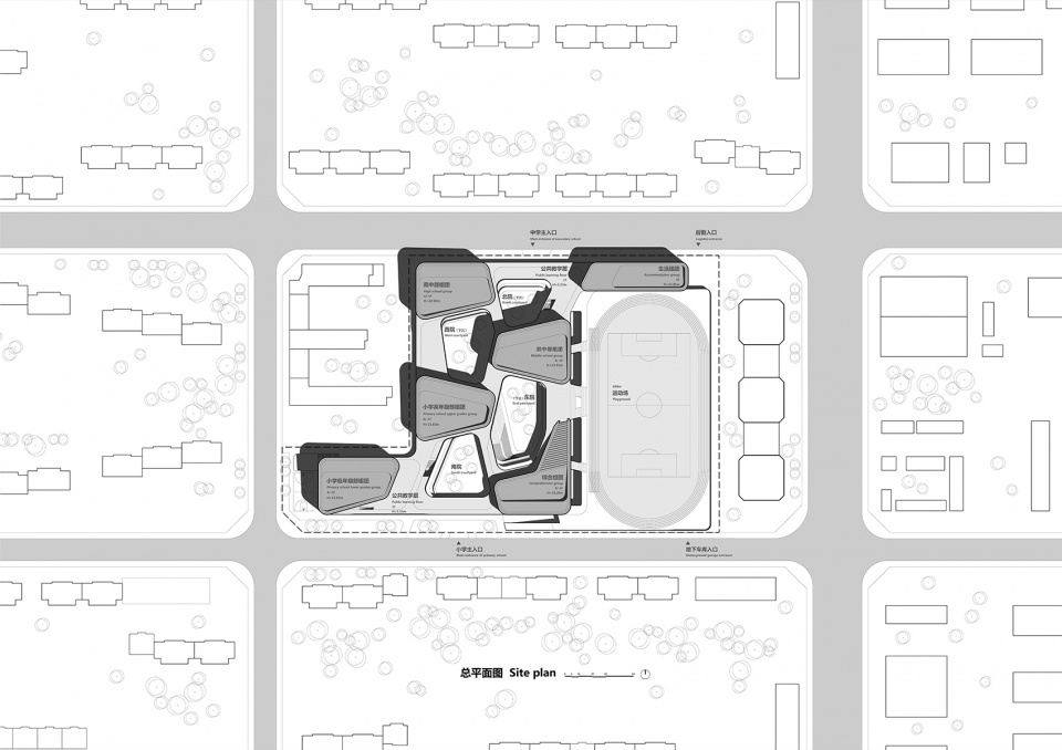 學校設計,學校改造設計,校園設計,學校裝修,學校設計案例,中學設計,廣華學校,清華大學附屬中學廣華學校,北京廣華學校,北京中學,北京,北京學校設計,北京市建築設計研究院,北京市建築設計研究院有限公司