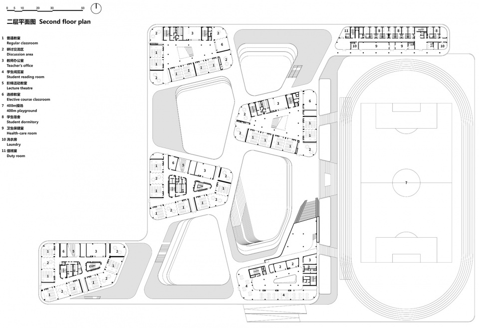 學校設計,學校改造設計,校園設計,學校裝修,學校設計案例,中學設計,廣華學校,清華大學附屬中學廣華學校,北京廣華學校,北京中學,北京,北京學校設計,北京市建築設計研究院,北京市建築設計研究院有限公司