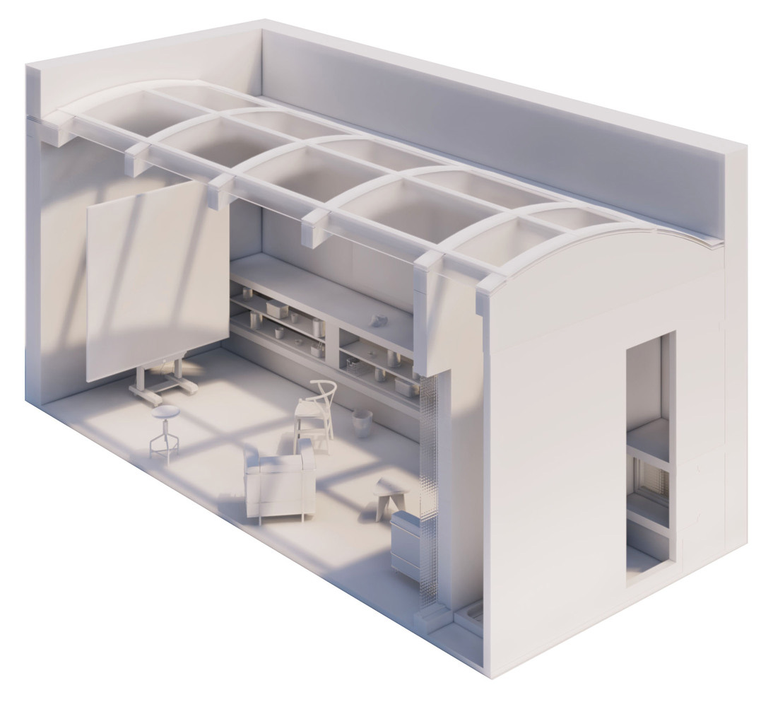 辦公室設計案例,Studio BO,摩洛哥,70㎡,辦公室,國外辦公室設計案例,辦公室裝修,工作室,藝術家工作室