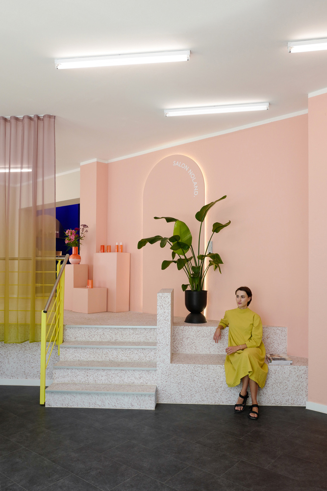 Noland,美發店設計,理發店,美發沙龍店設計案例,美發店設計方案,德國,國外美發店設計,loeserbettels Design Studio,120㎡