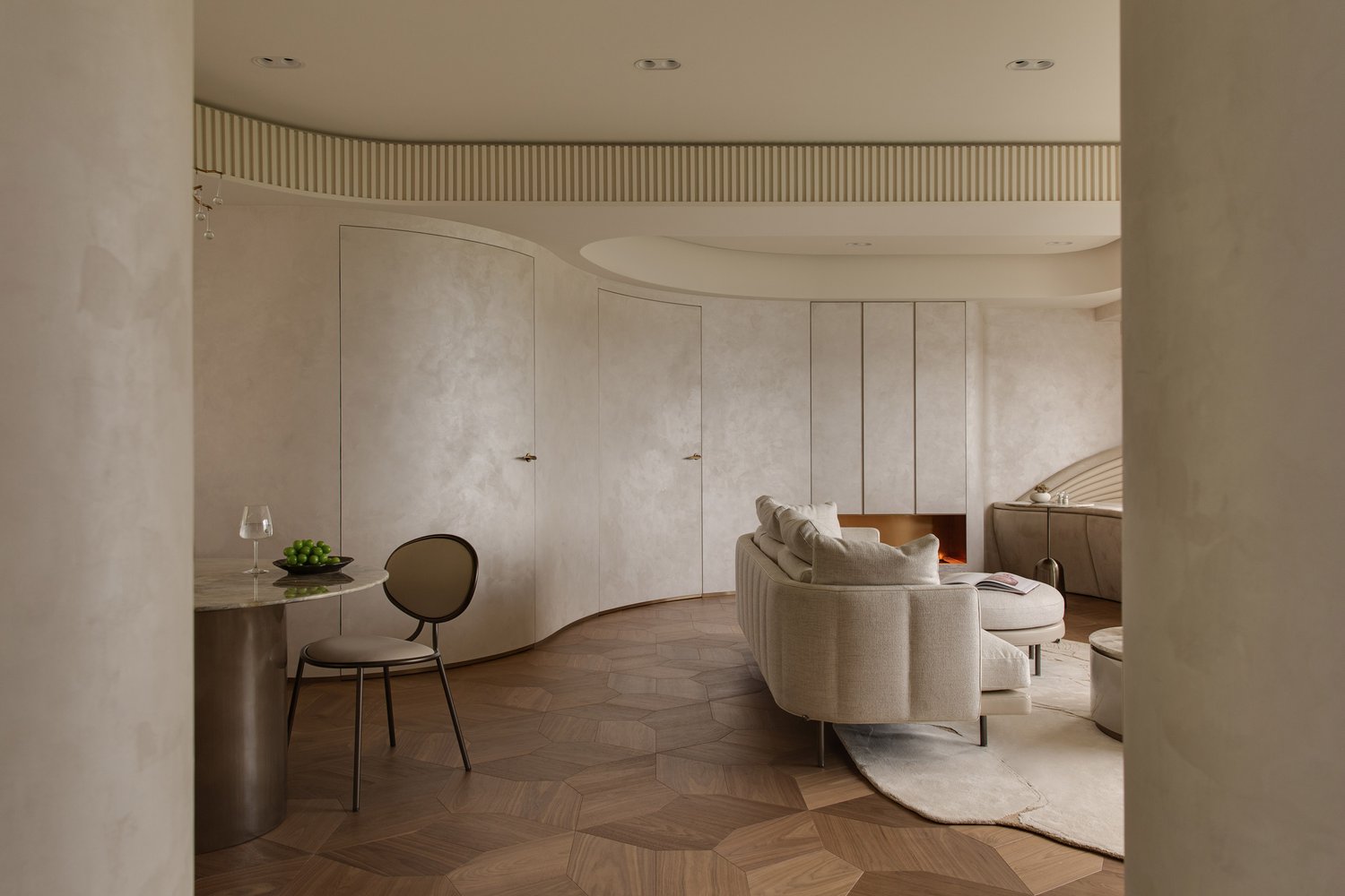 Starz Pasha,侘寂風設計案例,公寓設計案例,香港,大平層,侘寂,公寓裝修,微水泥,wabi sabi,侘寂美學,裸色,淺水灣