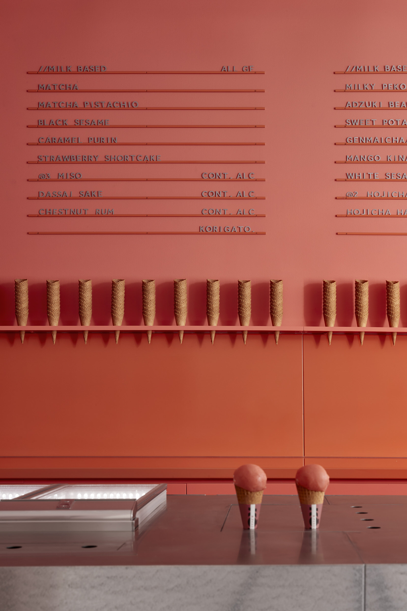 Architects EAT,冰淇淋店設計案例,KORI 冰淇淋店,墨爾本,色彩戲劇,創意小店,店鋪設計方案,冷飲店,網紅冰淇淋店,網紅店